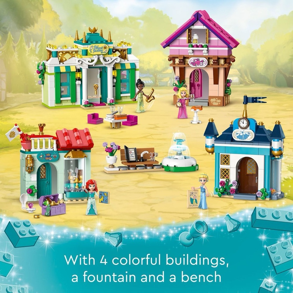 LEGO Disney Princess Market Adventures 817 pcs Sealed 6+ NEW Ariel Cinderella + - Picture 15 of 15